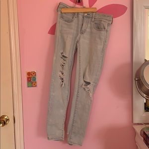 American Eagle Light Wash Super Stretch Jeans